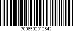 Código de barras (EAN, GTIN, SKU, ISBN): '7896532012542'