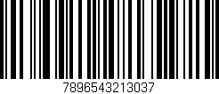 Código de barras (EAN, GTIN, SKU, ISBN): '7896543213037'