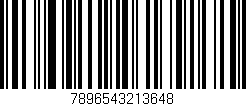 Código de barras (EAN, GTIN, SKU, ISBN): '7896543213648'