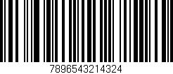 Código de barras (EAN, GTIN, SKU, ISBN): '7896543214324'