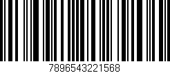 Código de barras (EAN, GTIN, SKU, ISBN): '7896543221568'
