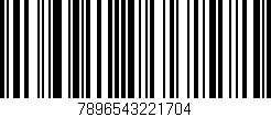 Código de barras (EAN, GTIN, SKU, ISBN): '7896543221704'