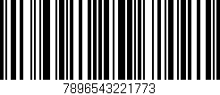 Código de barras (EAN, GTIN, SKU, ISBN): '7896543221773'