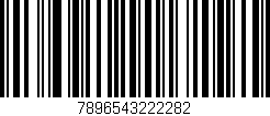Código de barras (EAN, GTIN, SKU, ISBN): '7896543222282'