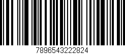 Código de barras (EAN, GTIN, SKU, ISBN): '7896543222824'