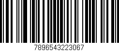 Código de barras (EAN, GTIN, SKU, ISBN): '7896543223067'