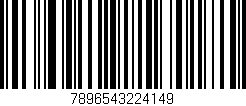 Código de barras (EAN, GTIN, SKU, ISBN): '7896543224149'