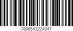 Código de barras (EAN, GTIN, SKU, ISBN): '7896543224347'