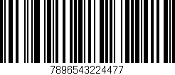 Código de barras (EAN, GTIN, SKU, ISBN): '7896543224477'