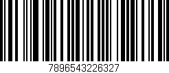 Código de barras (EAN, GTIN, SKU, ISBN): '7896543226327'