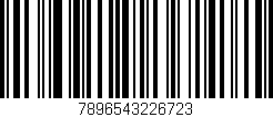 Código de barras (EAN, GTIN, SKU, ISBN): '7896543226723'