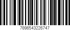 Código de barras (EAN, GTIN, SKU, ISBN): '7896543226747'