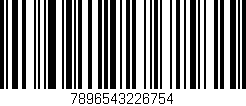Código de barras (EAN, GTIN, SKU, ISBN): '7896543226754'