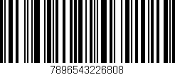 Código de barras (EAN, GTIN, SKU, ISBN): '7896543226808'