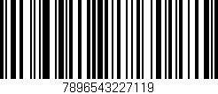 Código de barras (EAN, GTIN, SKU, ISBN): '7896543227119'