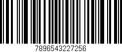 Código de barras (EAN, GTIN, SKU, ISBN): '7896543227256'