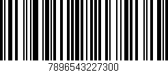 Código de barras (EAN, GTIN, SKU, ISBN): '7896543227300'