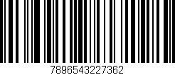 Código de barras (EAN, GTIN, SKU, ISBN): '7896543227362'