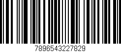 Código de barras (EAN, GTIN, SKU, ISBN): '7896543227829'