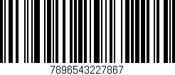 Código de barras (EAN, GTIN, SKU, ISBN): '7896543227867'