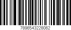 Código de barras (EAN, GTIN, SKU, ISBN): '7896543228062'