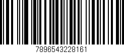 Código de barras (EAN, GTIN, SKU, ISBN): '7896543228161'