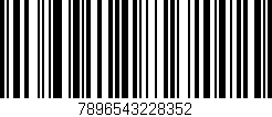 Código de barras (EAN, GTIN, SKU, ISBN): '7896543228352'