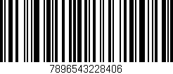 Código de barras (EAN, GTIN, SKU, ISBN): '7896543228406'
