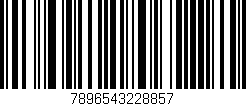 Código de barras (EAN, GTIN, SKU, ISBN): '7896543228857'