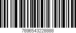 Código de barras (EAN, GTIN, SKU, ISBN): '7896543228888'