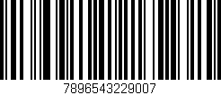 Código de barras (EAN, GTIN, SKU, ISBN): '7896543229007'