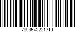 Código de barras (EAN, GTIN, SKU, ISBN): '7896543231710'