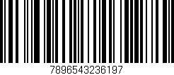 Código de barras (EAN, GTIN, SKU, ISBN): '7896543236197'