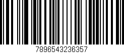 Código de barras (EAN, GTIN, SKU, ISBN): '7896543236357'