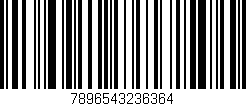Código de barras (EAN, GTIN, SKU, ISBN): '7896543236364'