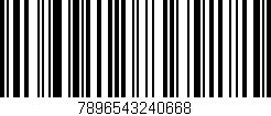 Código de barras (EAN, GTIN, SKU, ISBN): '7896543240668'