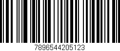 Código de barras (EAN, GTIN, SKU, ISBN): '7896544205123'