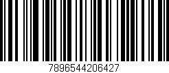 Código de barras (EAN, GTIN, SKU, ISBN): '7896544206427'