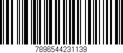 Código de barras (EAN, GTIN, SKU, ISBN): '7896544231139'