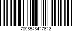 Código de barras (EAN, GTIN, SKU, ISBN): '7896546477672'