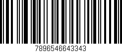 Código de barras (EAN, GTIN, SKU, ISBN): '7896546643343'