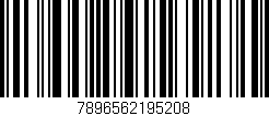Código de barras (EAN, GTIN, SKU, ISBN): '7896562195208'