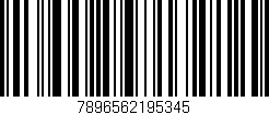 Código de barras (EAN, GTIN, SKU, ISBN): '7896562195345'