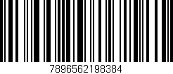 Código de barras (EAN, GTIN, SKU, ISBN): '7896562198384'