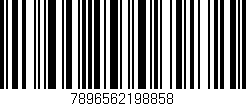 Código de barras (EAN, GTIN, SKU, ISBN): '7896562198858'