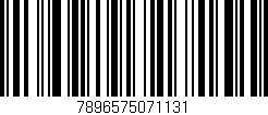 Código de barras (EAN, GTIN, SKU, ISBN): '7896575071131'