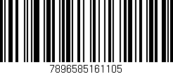 Código de barras (EAN, GTIN, SKU, ISBN): '7896585161105'