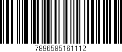Código de barras (EAN, GTIN, SKU, ISBN): '7896585161112'