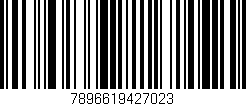 Código de barras (EAN, GTIN, SKU, ISBN): '7896619427023'