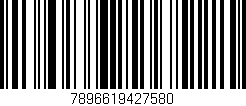 Código de barras (EAN, GTIN, SKU, ISBN): '7896619427580'